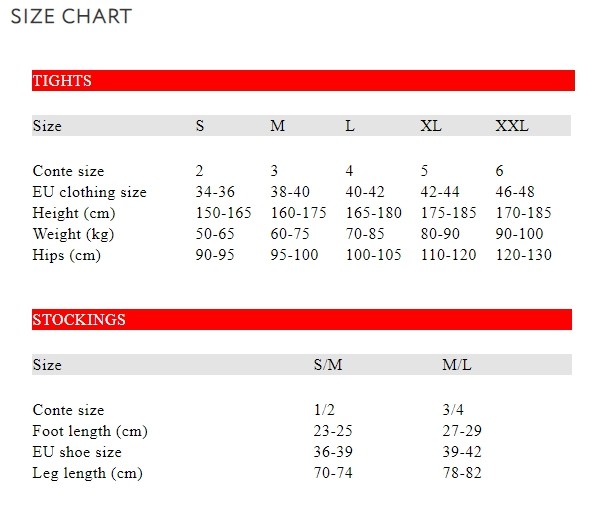 Size Chart Woman Axelles Fashion | Belgiam Designer Clothes