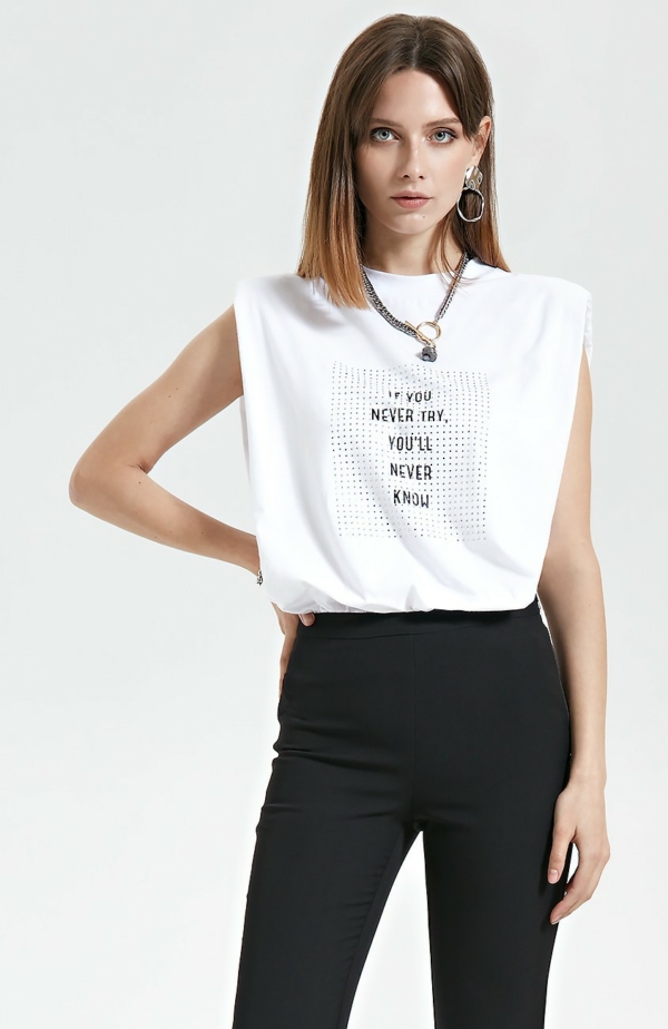 Goed gevoel Netto Foto Kopen T-shirt (blouse) zonder mouw | AXELLES Fashion